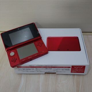 任天堂3DS（メタリックレッド）+ソフト4本セット