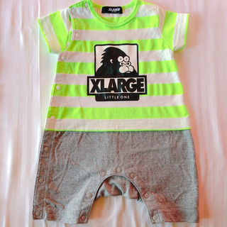 【ネット決済・配送可】XLARGE ロンパース 70