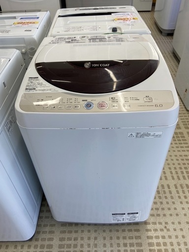 11/29【ジモティ特別価格】SHARP/シャープ 洗濯機 ES-GE60K 2011年製 6キロ