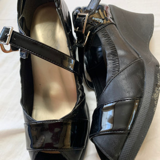 黒の美脚靴