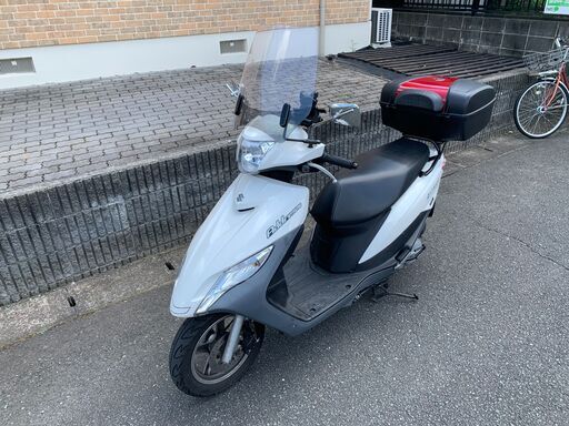 スズキ　アドレス125(2BJ-DT11A)フラットシート仕様　動画有