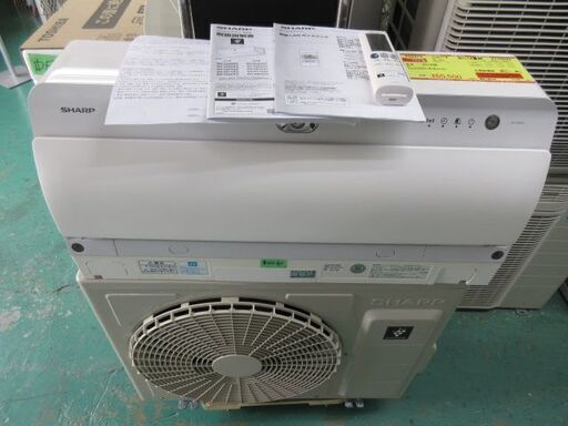 K02413　シャープ　中古エアコン　主に14畳用 冷 4.0KW ／ 暖 5.0KW