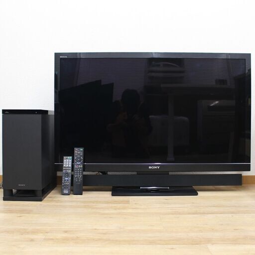 T547) ★美品★ SONY ソニー 3D BRAVIA KDL-46HX800 フルハイビジョン液晶TV 3D映像 46インチ 2010年製 ホームシアターシステム ウーハー