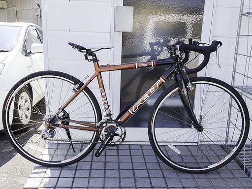 美車 ドイツ 2010年 FELT F95X カーボンフォーク  7005 アルミフレーム49 シクロクロス サイズ49 定価124000円程 補助ブレーキ付き