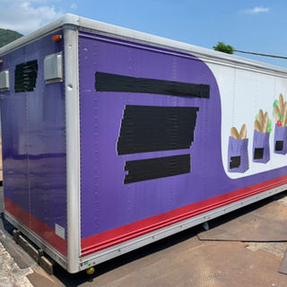 No.528 アルミバン 2t 車 アルミ 箱 バイク 倉庫 トラック コンテナ 