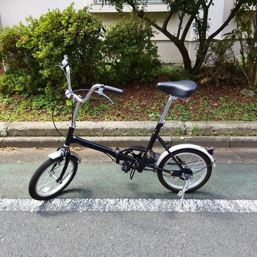 折りたたみ自転車 16インチ ブラック 使用歴僅か