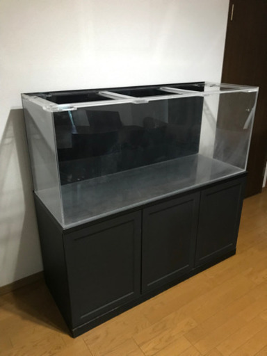 [受渡先決定しました]1300アクリル水槽\u0026キャビネットセット