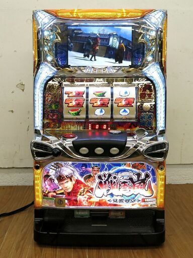 値下げ!! パチスロ 戦国嵐 覚醒の章/5号機/コイン不要機・コンバーター付