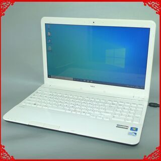 新品SSD-256G ノートパソコン Windows10 中古動作良品 15.6型 NEC PC-LS150HS6W Pentium 4GB DVDマルチ 無線LAN webカメラ Office済