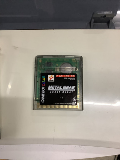 【希少】ゲームボーイカラーソフト　メタルギア　ゴーストバベル　中古　リサイクルショップ宮崎屋　21.7.28 k