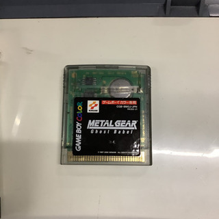 希少】ゲームボーイカラーソフト メタルギア ゴーストバベル