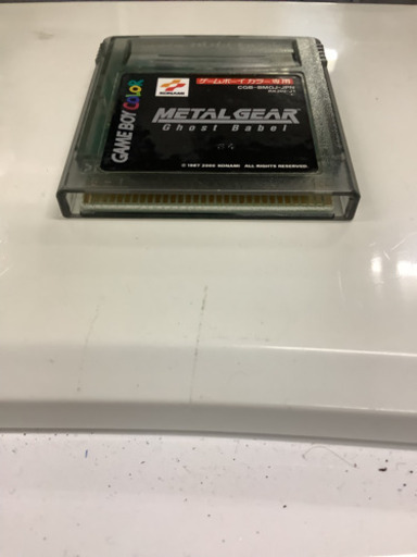 【希少】ゲームボーイカラーソフト　メタルギア　ゴーストバベル　中古　リサイクルショップ宮崎屋　21.7.28 k