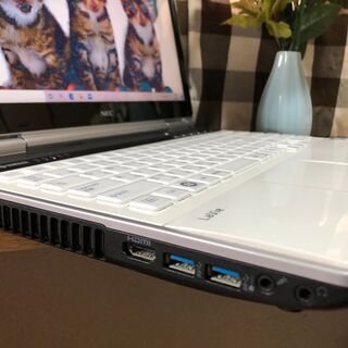 Ａランク美麗美品・ＮＥＣ ｉ７第二 ＷｅｂカメラUSB接続付・新品SSD240gb交換済み・メモリ８ＧＢ?リノベＰＣ・女性にも人気のクリスタルホワイト/Ｗｉｎ１０/Office2019付/15.6ｲﾝﾁ/無線ＬＡＮ/ＤＶＤ・ＣＤ再生ソフト付　No.21100001