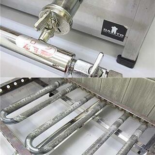 ss2663　ダイトー　業務用　たこやき器　18穴×3枚　ガス式 　DAITO　大東　たこ焼き　鉄板　3連　3枚掛け　プロパン 　　　　　54個　屋外　屋台　お祭り　出店 楽天市場】たこ焼き 銅板 3連 18穴の通販