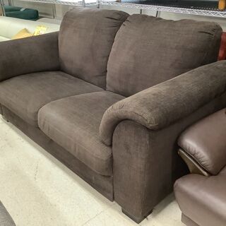 2人掛けソファ ファブリックソファ DBR【ユーズドユーズ名古屋天白店 