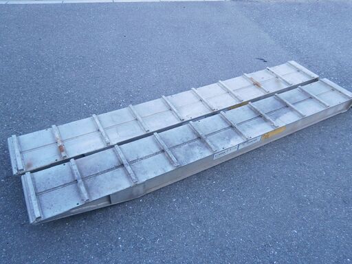 ☆中古品 東海アルコック製 TL-2205CNR アルミブリッジ 5トン 重機 農機 積載 2200ｘ280ｘ145ｍｍ☆
