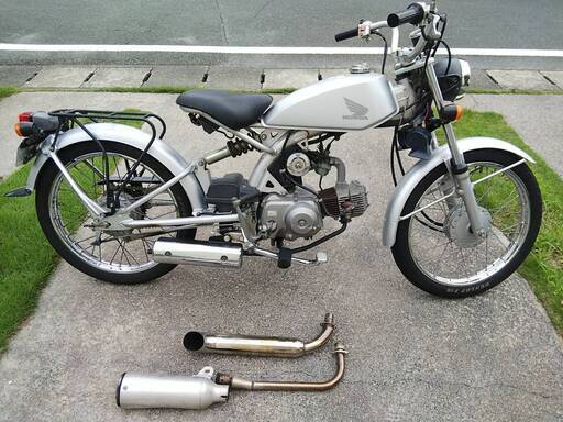 ホンダソロ（21,198㌔）　ノーマル　マフラー社外２点付き