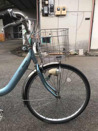 351番 電動自転車✨ Panasonic ビビ ‼️ 電動自転車 No.6802