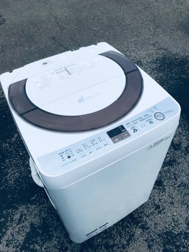 ♦️EJ312番SHARP全自動電気洗濯機 【2013年製】