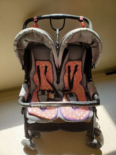 【6月お値下げ】GRACO グレコ 双子2人乗りベビーカーDUOSPORT 7点セット
