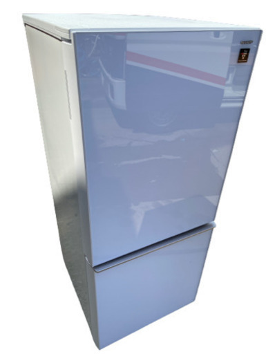 2017年製 シャープ プラズマクラスター搭載 冷蔵庫 137L(幅48.0cm) つけかえどっちもドア クリアホワイト SJ-GD14D-W(0728c)