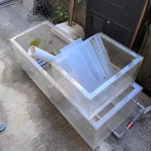 1500×450×450 ガラス厚み1.3㎝ ガラス水槽