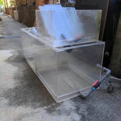 1500×450×450 ガラス厚み1.3㎝ ガラス水槽 1500×450×450 ガラス厚み1.3㎝ ガラス水槽