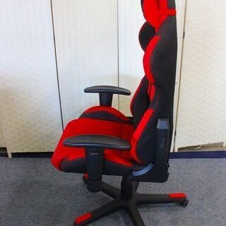 椅子 DXRacer ゲーミングチェア デラックスレーサーチェア ヘッドレスト・ランバーサポート付き 椅子 中古家具 店頭引取歓迎 R3834)