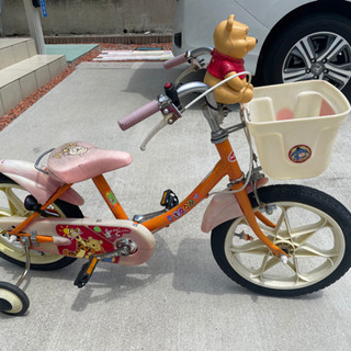 仙台市泉区 幼児自転車 プーさん 