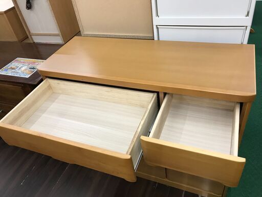 【愛品館八千代店】ニトリ　4段ワイドチェスト　ベリル120【愛八GS】