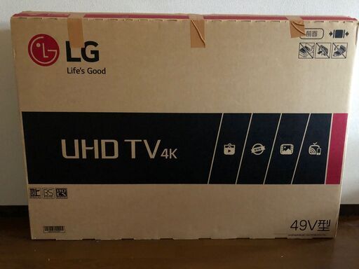 【値下げしました❗️】LG 49V型 液晶 テレビ 49UH6500 4K 外付けHDD裏番組録画対応 2016年製