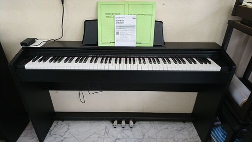 電子ピアノ CASIO カシオ privia プリヴィア PX-770BK 2020製 動作品
