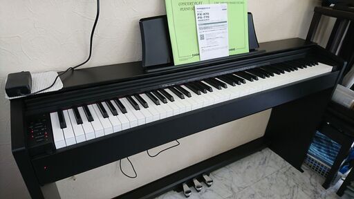 電子ピアノ（CASIO Privia PX-770BK）2020年製