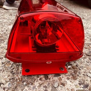 【ネット決済】消防車　大阪サイレン　赤色回転灯　12V