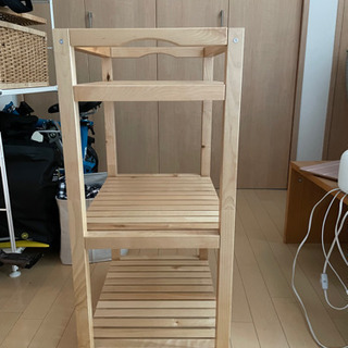 IKEA キャスター付きワゴン　木製