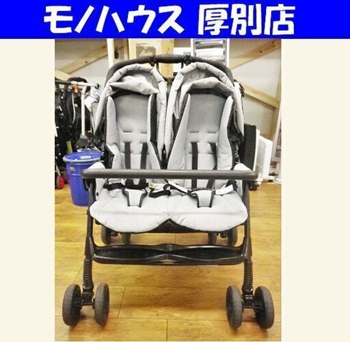 GRACO 二人乗りA型 ベビーカー生後1ヶ月～36ヶ月 グレコ デュオスポーツ 背面タイプ ブラック ベビー用品 札幌 厚別店