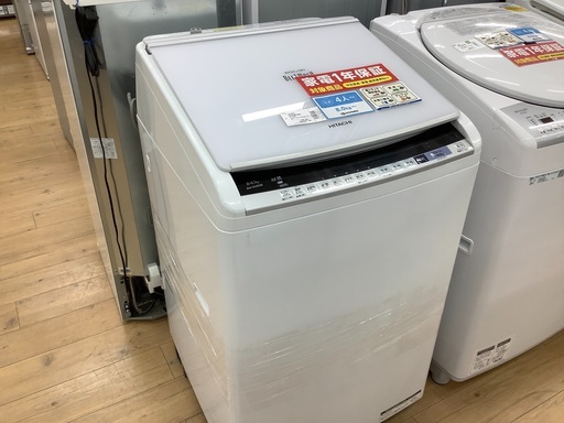 安心の1年保証付き！HITACH(ヒタチ)の縦型洗濯乾燥機のご紹介です！