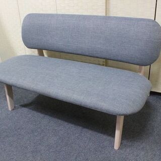 NITORI リラックス リビングダイニングテーブル4点セット 幅160 ホワイトウォッシュ/グレー NITORI テーブル 中古家具 店頭引取歓迎 R3855)