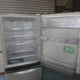 m0730-3 冷蔵庫 三菱電機 MR-C34EY-AS 2014年製 335L 3ドア