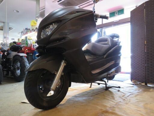 □YAMAHA MAJESTY BA-SG63J ヤマハ マジェスティ 250cc 黒 18209km エンジン実動! 現状販売 部品取り パーツ取り ベース車 バイク 札幌発 □YAMAHA MAJESTY BA-SG63J ヤマハ マジェスティ 250cc 黒 18209km