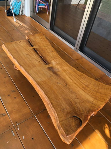 テーブル　一枚板　天然木