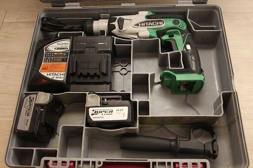 HITACHI 日立工機 14.4V コードレス ロータリハンマドリル DH14DSL バッテリ (D4180twxY)