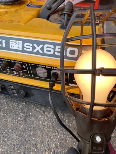 スズキ SUZUKI SX650R 発電機 2サイクル 2スト 100V 6.5A 650VA 60Hz