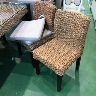 【愛品館八千代店】ウォーターヒヤシンス　ダイニング6点セット【愛八DN】