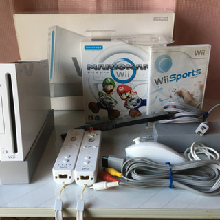 ☆任天堂Wii本体、ソフト、付属品セット☆箱あり