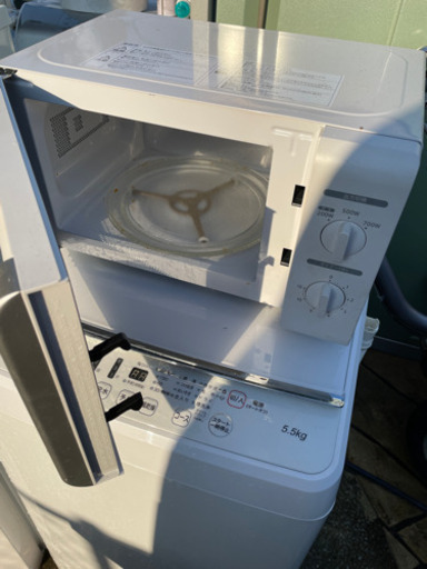 2018年式　冷蔵庫　洗濯機　電子レンジ　3点セット