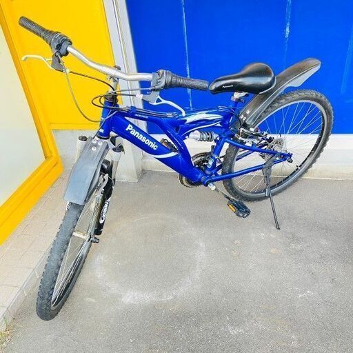 パナソニック/Panasonic 自転車 6061ALLOYFRAME マウンテンバイク ブルー 26インチ