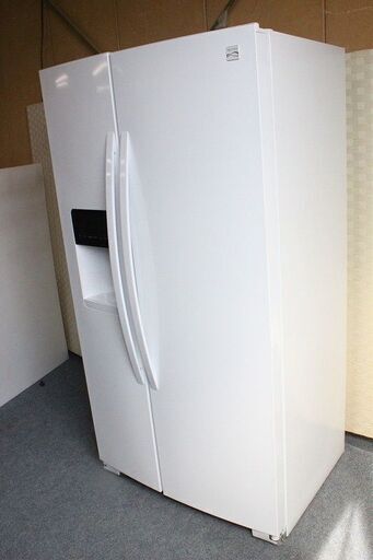 kenmore 冷水ディスペンサー 583L 2ドア 冷凍冷蔵庫 KRS5178 大容量　ホワイト 2018年製 ケンモア 冷蔵庫 中古家電 店頭引取歓迎 R3885)