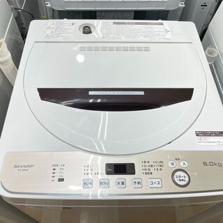 1年保証付き！SHARP 全自動洗濯機 6.0kg【トレファク岸和田】