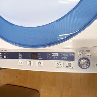 G4869 分解清掃済み 洗濯機 SHARP ES-GE55P 5.5㎏ 2015年製 安心の半年 